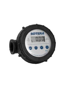 Sotera 825 1 inch digital LCD chemical transfer flow meter made from polyproylene