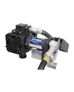 Sotera FR410BEXP 12V DC 13 GPM explosion-proof oil transfer pump for light oils hydraulic oils and lubricating fluids.