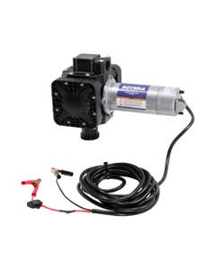Sotera SS415B 12V DC 13 GPM chemical transfer pump for agricultural chemicals water and more. Right side view.